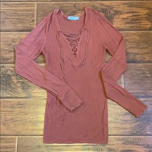 Sandro | Beautiful long sleeves laced top